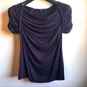 Banana Republic Plum Drape Top